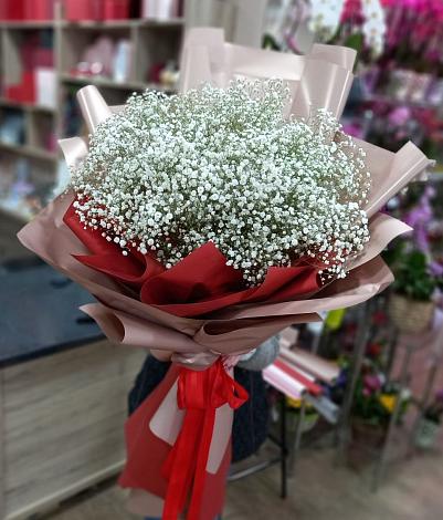Букет цветов из: Гипсофила в Новобейсугской