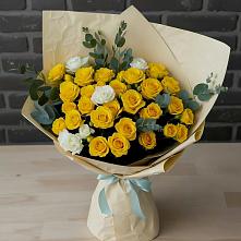 Букет цветов из:  Розы #REPLACE_PRED# Новобейсугской