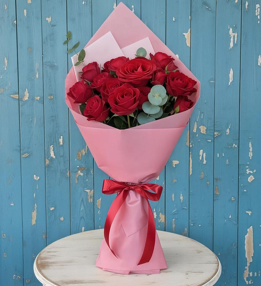 Букет цветов из: Розы в Новобейсугской