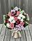 Букет цветов из: Альстромерии, Гвоздики, Розы и Хризантемы в Новобейсугской