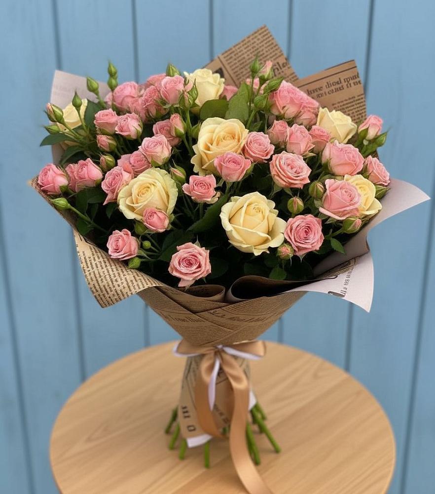 Букет цветов из: Розы в Новобейсугской