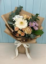 Букет цветов из:  Герберы и Хризантемы #REPLACE_PRED# Новобейсугской