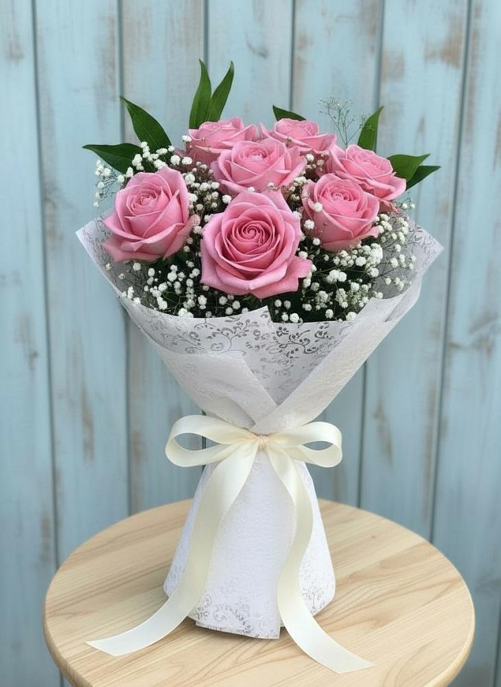 Букет цветов из: Розы в Новобейсугской