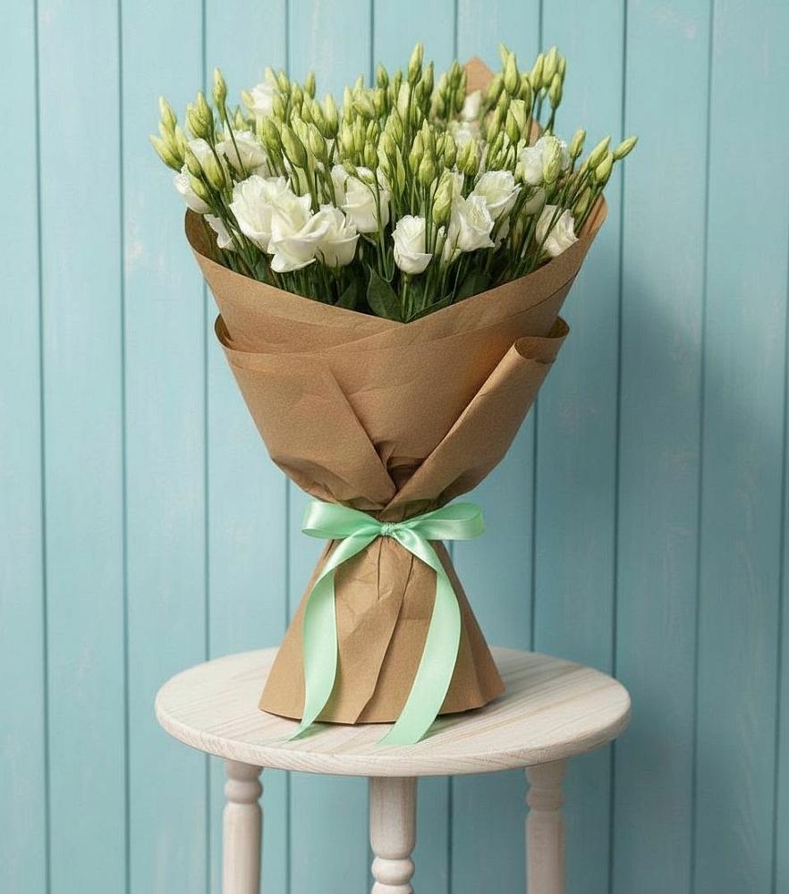 Букет цветов из: Лизиантусы в Новобейсугской