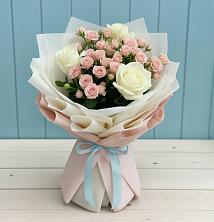 Букет цветов из:  Розы в Новобейсугской