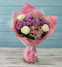 Букет цветов из:  Герберы в Новобейсугской