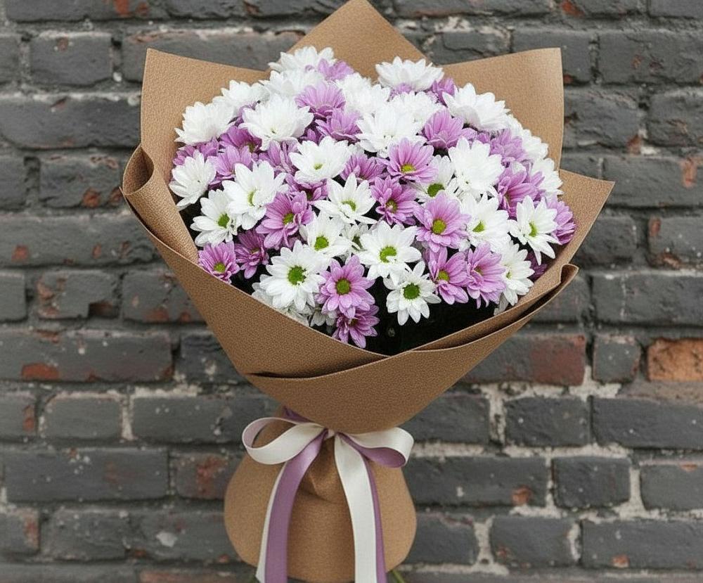 Букет цветов из: Хризантемы в Новобейсугской