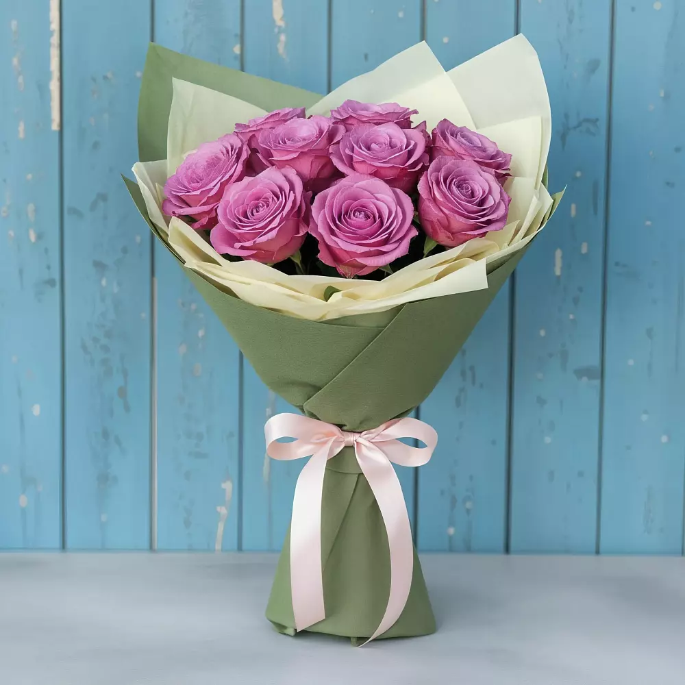 Букет Розы Фёрст Леди в Новобейсугской