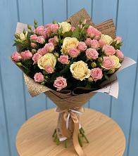 Букет цветов из:  Розы в Новобейсугской