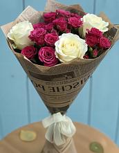 Букет цветов из:  Розы в Новобейсугской