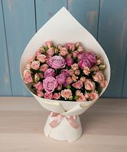 Букет цветов из:  Розы в Новобейсугской